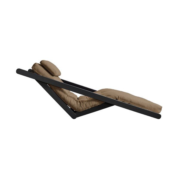 Dvosedežni variabilni ležalnik Karup Design Figo Black/Mocca-image-3