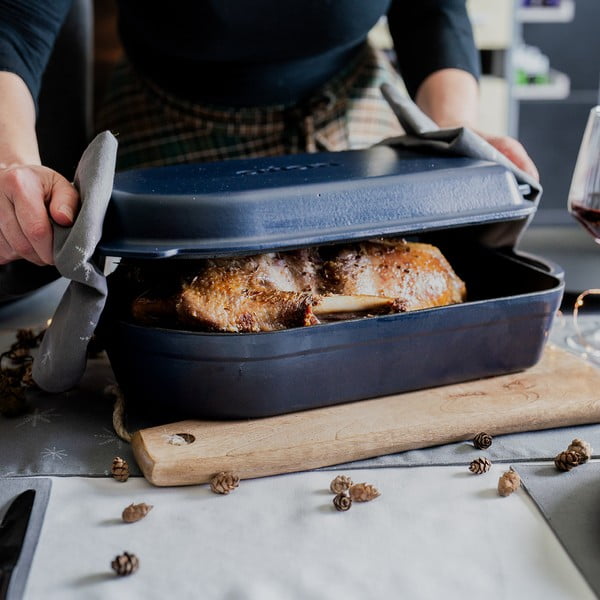 Litoželezen pekač 22x42,5 cm LITINA SMALT – Orion-image-1