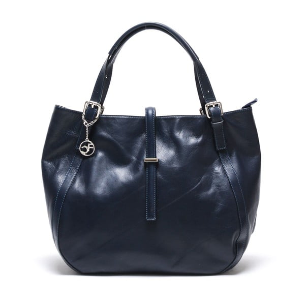 Modra usnjena torbica Isabella Rhea Eva