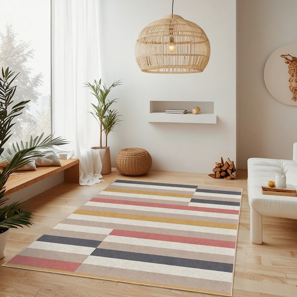Pralna preproga 120x180 cm Rosy Bandas – Mila Home-image-2