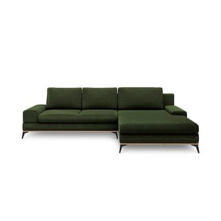Zelena raztegljiva sedežna garitura Windsor & Co Sofas Planet, desni kot