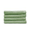 Zelene hitro sušeče/frotirne bombažne brisače v kompletu 4 ks 30x30 cm Quick Dry – Catherine Lansfield