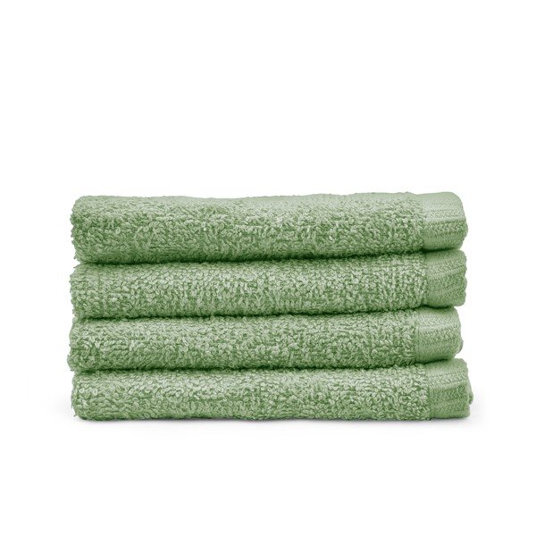 Zelene hitro sušeče/frotirne bombažne brisače v kompletu 4 ks 30x30 cm Quick Dry – Catherine Lansfield