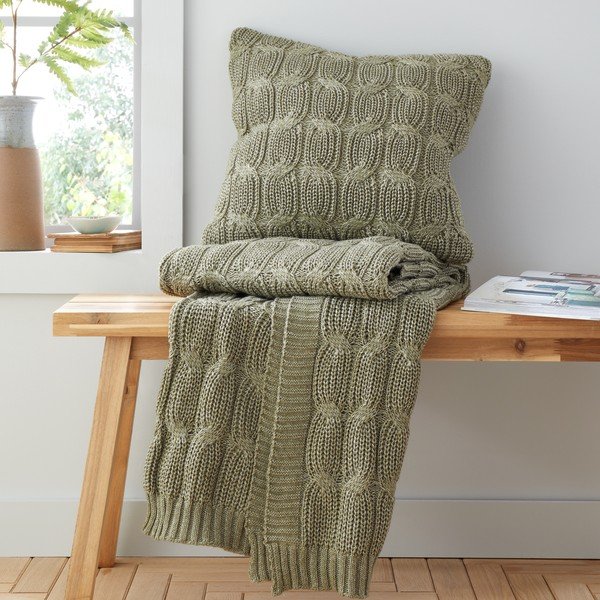Prevleka za blazino 45x45 cm Chunky Marl Knit – Catherine Lansfield-image-3