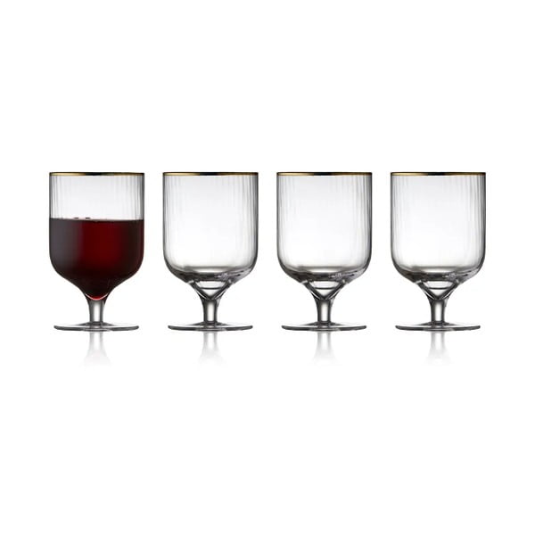 Komplet 4 kozarcev za vino Lyngby Glas Palermo, 300 ml