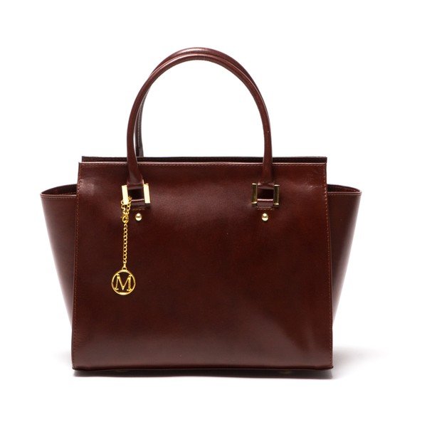 Usnjena torbica Mangotti 382 Marrone