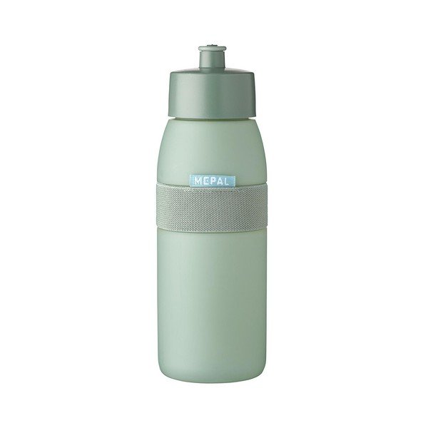 Žajbljevo zelena plastična steklenica za vodo 500 ml Ellipse – Mepal