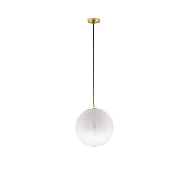 Bela/v zlati barvi steklena viseča svetilka ø 30 cm Vita – Nova Luce