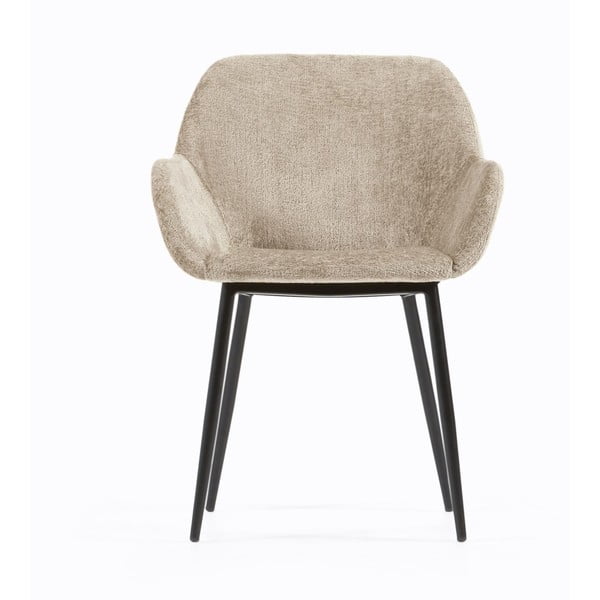 Bež oblazinjen jedilni stol Konna – Kave Home-image-3