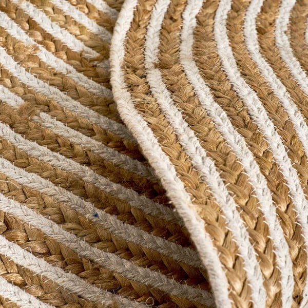 Okrogla preproga iz jute v naravni barvi ø 100 cm Natur – Casa Selección-image-2