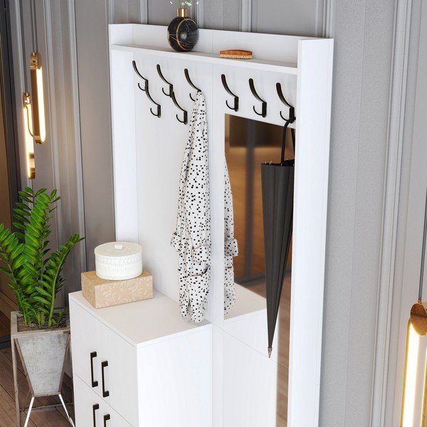Beli predsobni komplet Berlin - Kalune Design-image-4