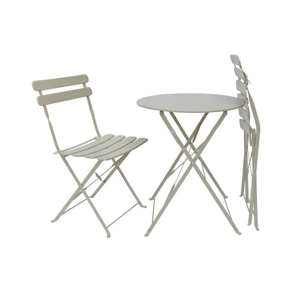 Bež vrtni jedilni set za 2 osebi Bistro - Rojaplast-image-3