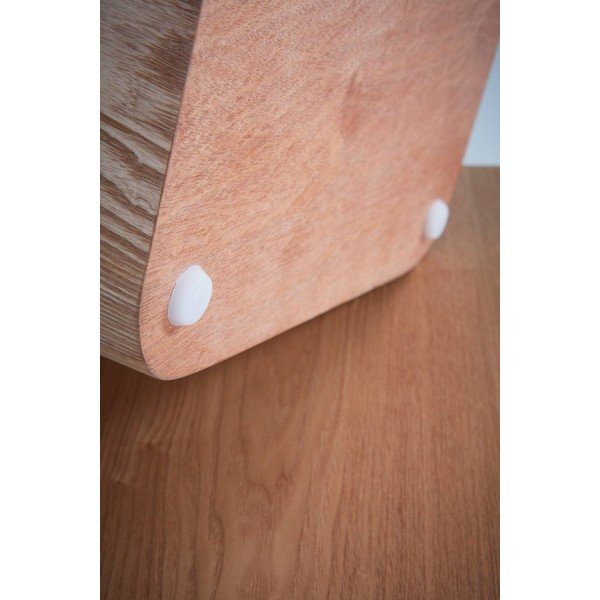 Stranske mizice v kompletu 2 ks v jesenovem dekorju 40x40 cm Cubo – Jotex-image-3