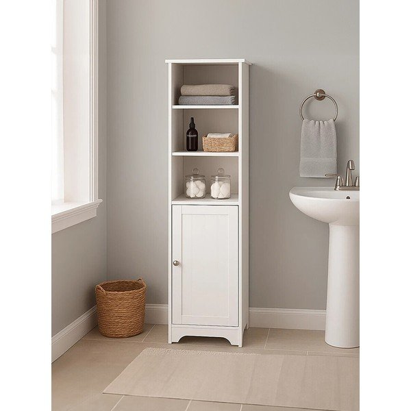 Bela omarica 40x160x38 cm Portern – Premier Housewares-image-2