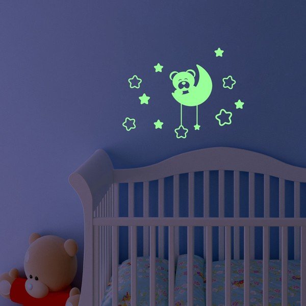 Svetleča nalepka Fanastick Teddy Bear-image-1