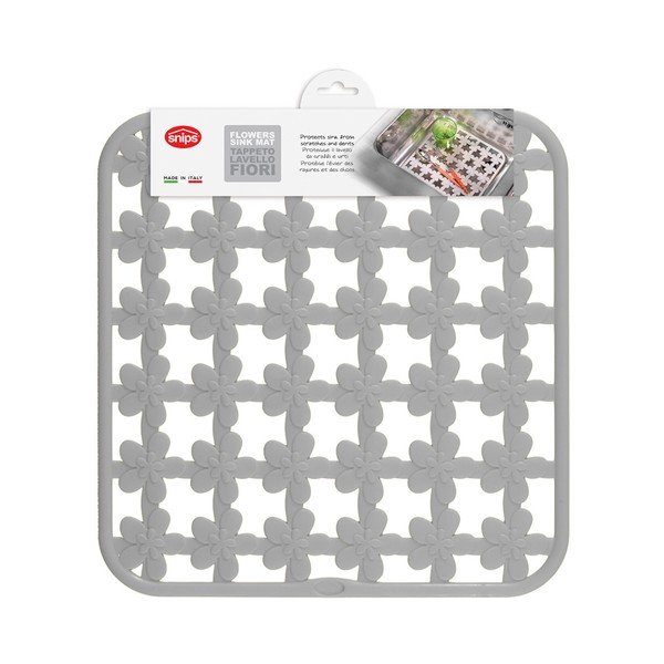 Snips Flower Grey Sink Mat-image-1