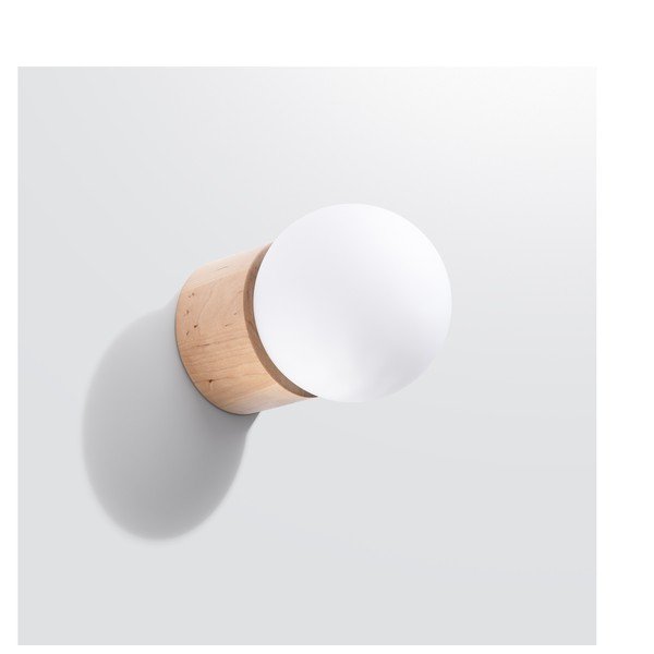 Stenska svetilka v beli in naravni barvi ø 12 cm Surtur – Sollux-image-4