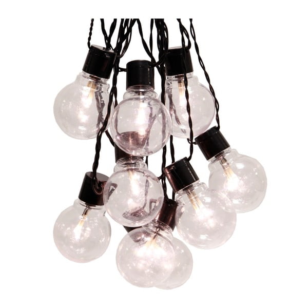 Črna svetlobna LED veriga, primerna za uporabo na prostem Star Trading Party, 16 lučk-image-2