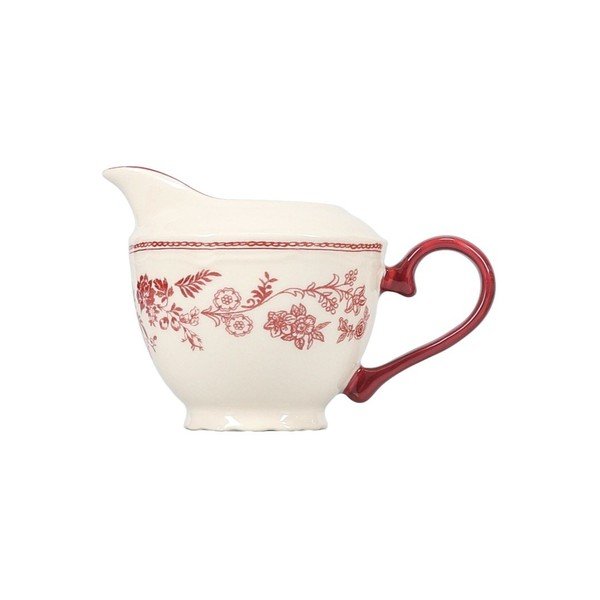 Bordo rdeč/slonokoščen porcelanast vrč za mleko 180 ml Cyril – S|P Collection-image-2