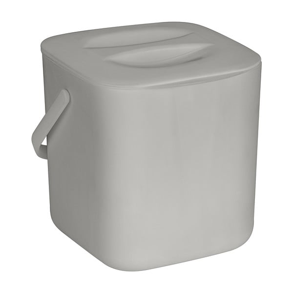 Svetlo siv koš za biološke odpadke 3 l Conny – Wenko