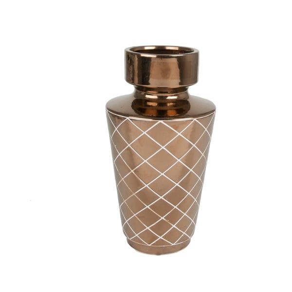 Zlata ročno izdelana vaza PT LIVING Carved Diamonds