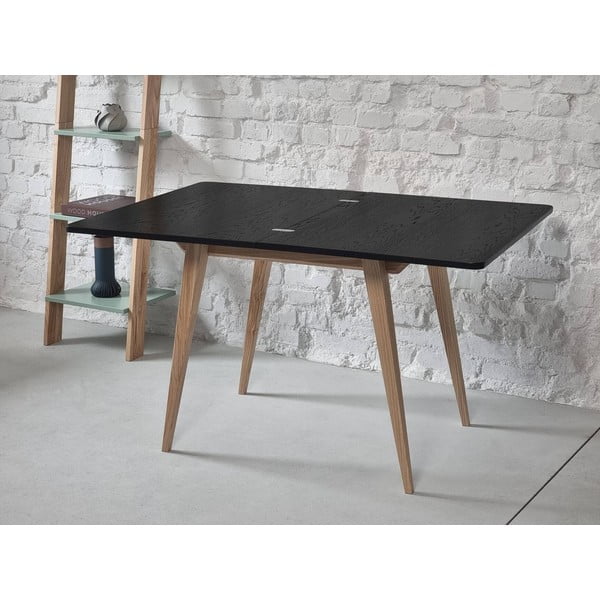 Raztegljiva jedilna miza z mizno ploščo v jesenovem dekorju 65x90 cm Envelope – Ragaba-image-2