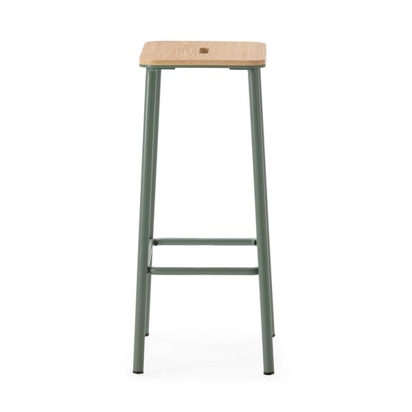 Zeleni barski stoli v kompletu 2 ks (višina sedeža 65 cm) Abba – Marckeric-image-3