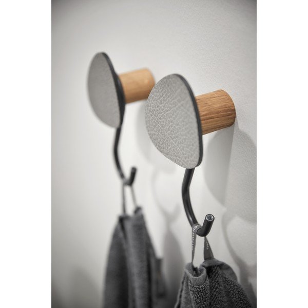 Siv jeklen stenski obešalnik Dot S Bull – LIND DNA-image-1