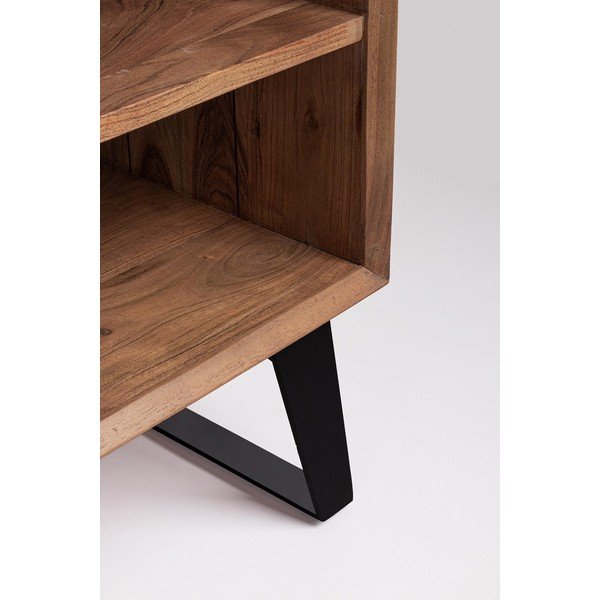 TV omarica iz masivne akacije v naravni barvi 145x60x40 cm Isar – Bizzotto-image-4