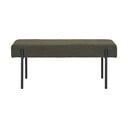 Temno zelena klop iz tkanine bouclé Swindon – House Nordic