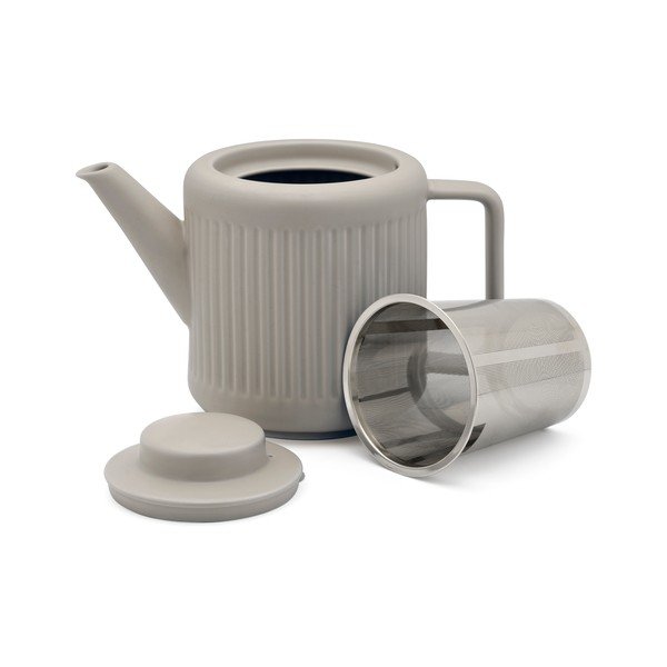 Siv porcelanast čajnik s cedilom 1,2 l Skagen – Bredemeijer-image-2