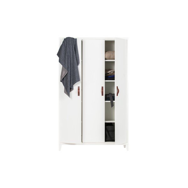Bela garderobna omara WOOOD Brock, širina 120 cm-image-3
