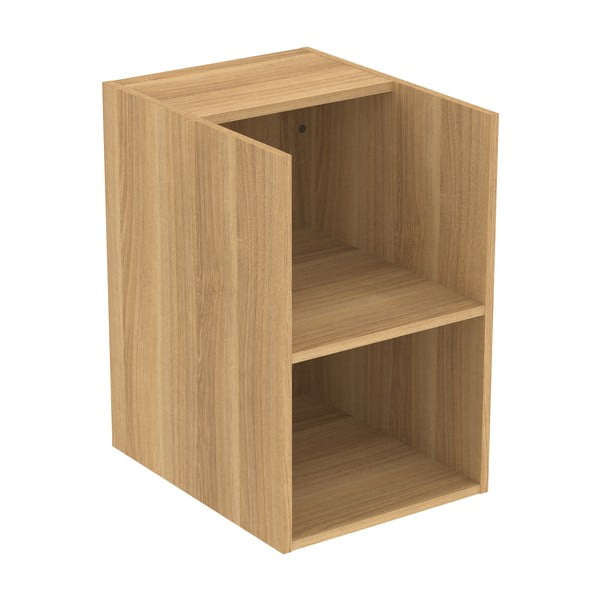 Nizka stenska kopalniška omarica v hrastovem dekorju v naravni barvi 40x63 cm i.Life B – Ideal Standard-image-1