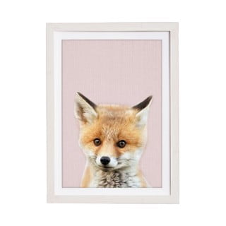 Stenska slika v okvirju Querido Bestiario Baby Fox, 30 x 40 cm