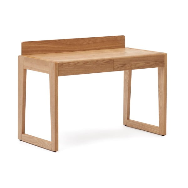 Pisalna miza z mizno ploščo v jesenovem dekorju 60x120 cm Arandu – Kave Home-image-2