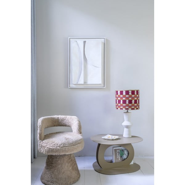 Bež kovinska klubska mizica 55x66 cm Tonda – Spinder Design-image-4