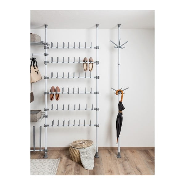 Belo kovinsko teleskopsko stojalo za čevlje Herkules – Wenko-image-4