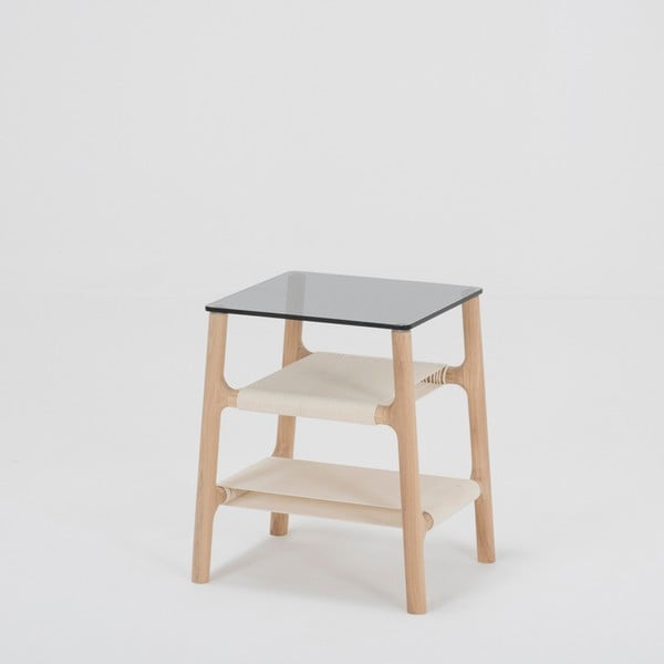 Stranska mizica iz masivnega hrasta Gazzda Fawn-image-3