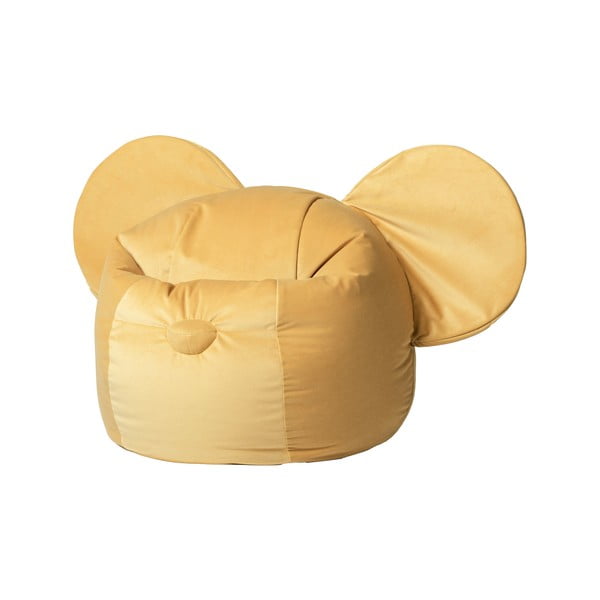 Rumena otroška vreča za sedenje Ears – The Brooklyn Kids