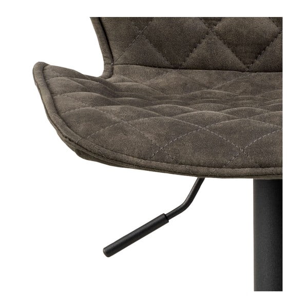 Temno zeleni vrtljivi barski stoli v kompletu 2 ks 116 cm Naomi – Actona-image-4