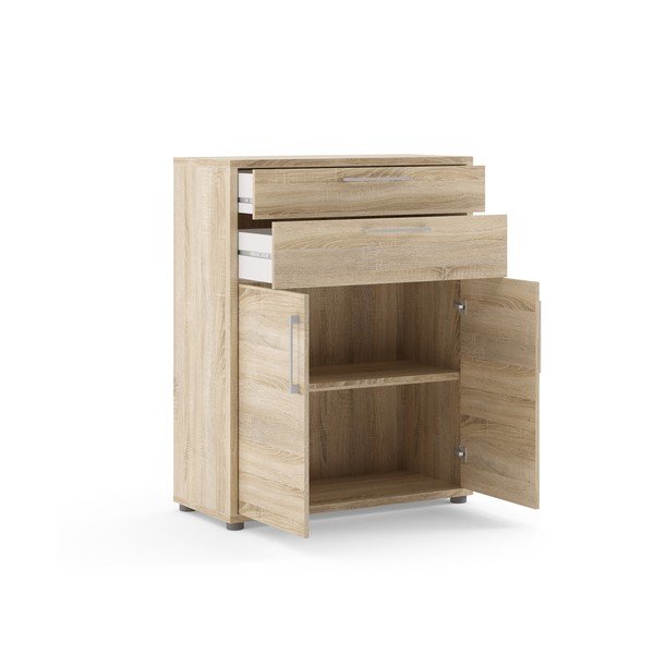 Komponenta za modularni sistem polic v hrastovem dekorju 84x105 cm Prima – Tvilum-image-1