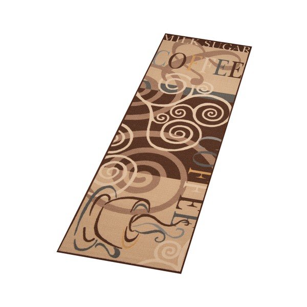 Rjav tekač Zala Living Vibe Coffee Ornament, 67 x 180 cm-image-1