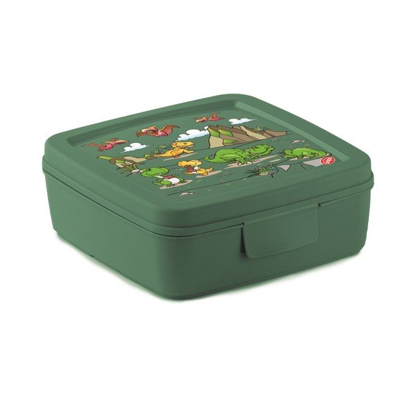 Zelena otroška posoda za malico Dinosaur – Snips