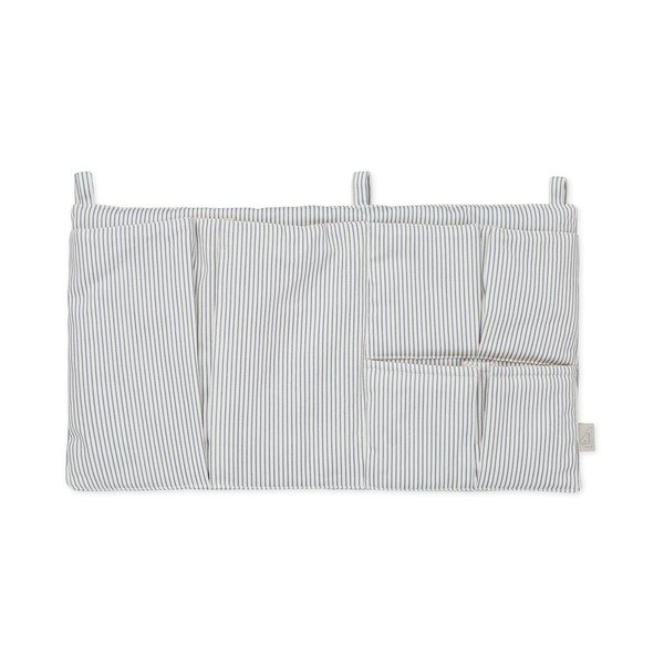 Svetlo moder žep za otroško posteljico iz organskega bombaža 42 cm Classic Stripes Blue – Cam Cam Copenhagen