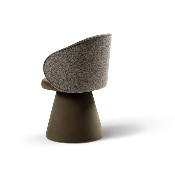 Temno zelen žameten fotelj Inez – Micadoni -image-4