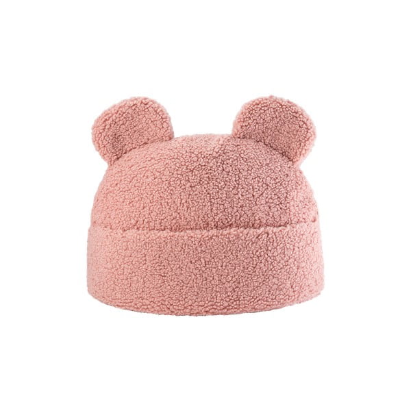 Rožnata otroška blazina bouclé Teddy Pouch – Wigiwama