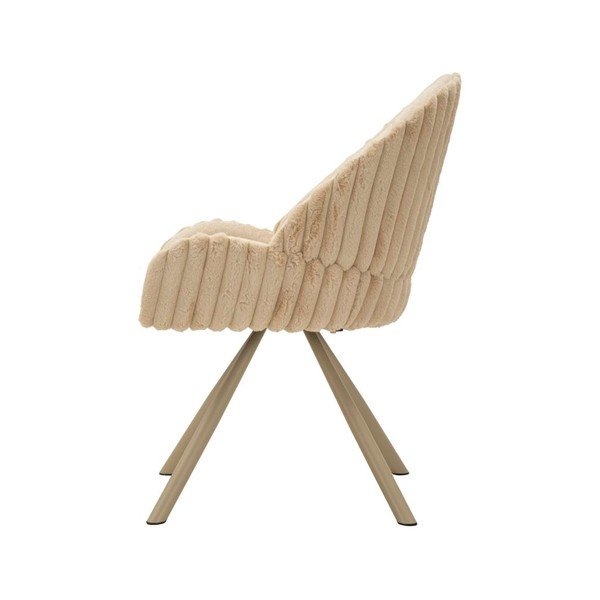 Kremno beli oblazinjeni jedilni stoli v kompletu z nasloni za roke 2 ks Stockholm – Mauro Ferretti-image-4