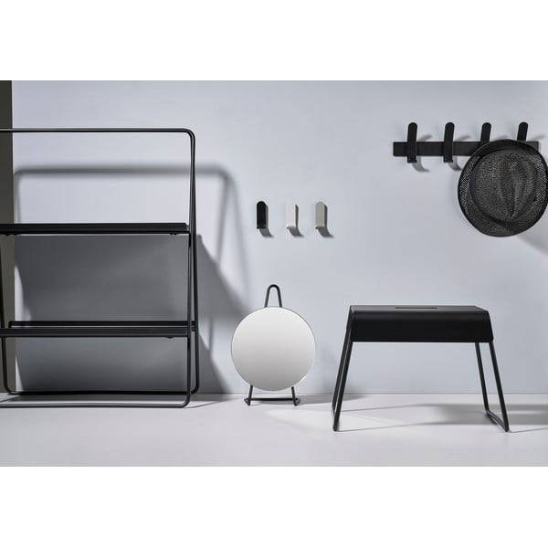 Črna jeklena stoječa polica Zone A-Table-image-1