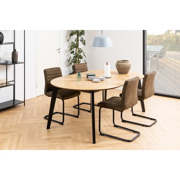 Rjav jedilni stol Actona Zola-image-1