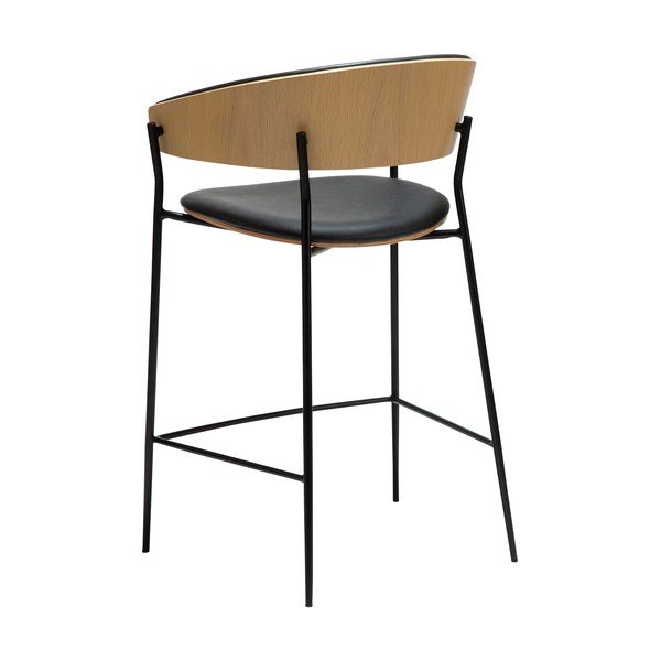 Črn barski stol (višina sedeža 63,5 cm) Crib – DAN-FORM Denmark-image-3